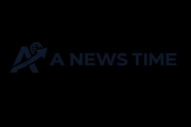 A News Time dark navy logo with globe arrow icon and bold text