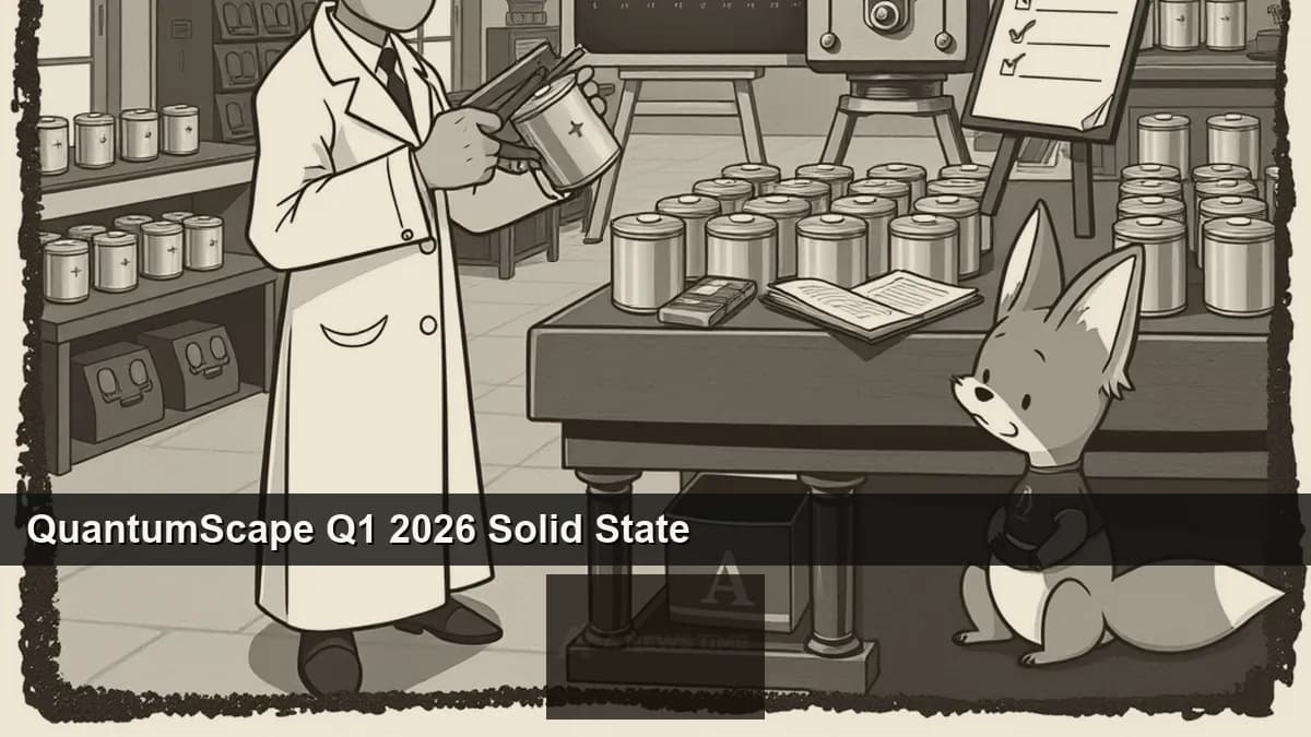 QuantumScape solid-state lithium-metal battery cells on a pilot manufacturing line with quality control instrumentation