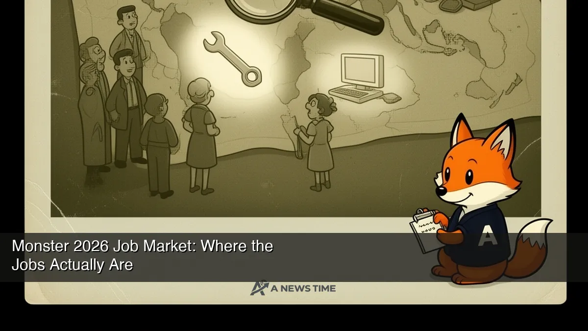 Job market outlook infographic showing growing healthcare and skilled trades sectors