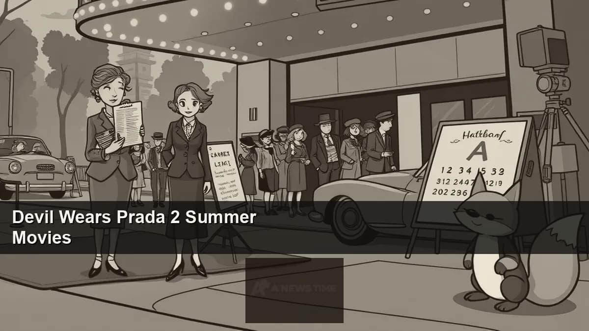 Meryl Streep as Miranda Priestly and Anne Hathaway as Andie Sachs returning in The Devil Wears Prada 2 summer 2026 sequel poster