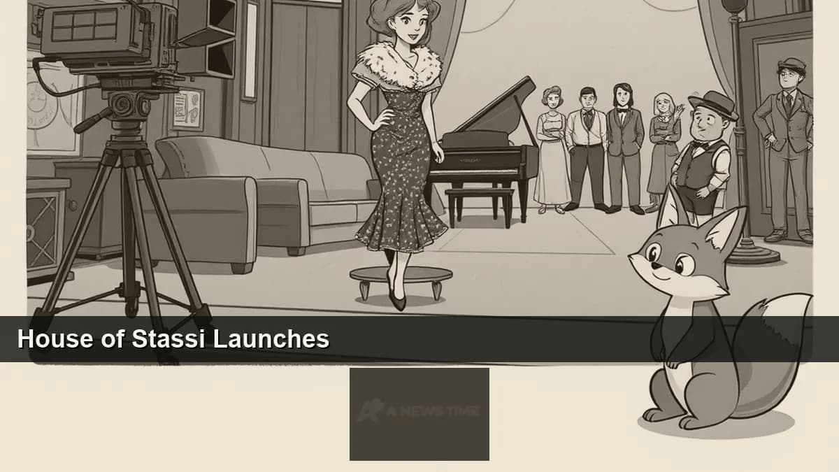 Stassi Schroeder poses for promotional photo for House of Stassi reality show debuting on Freeform and Hulu in July 2026