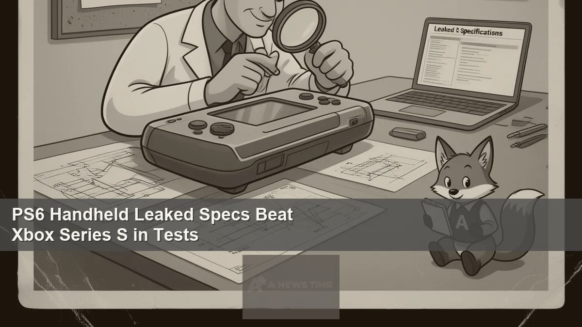 Concept render of PS6 handheld device with PlayStation branding and dual analog sticks design