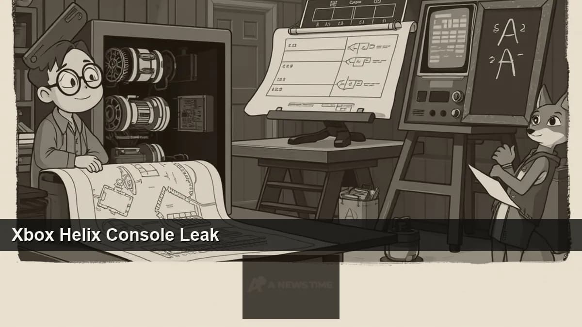 Xbox Project Helix hybrid console leaked design comparison with high-end gaming PC components showing expected 2027 performance tier