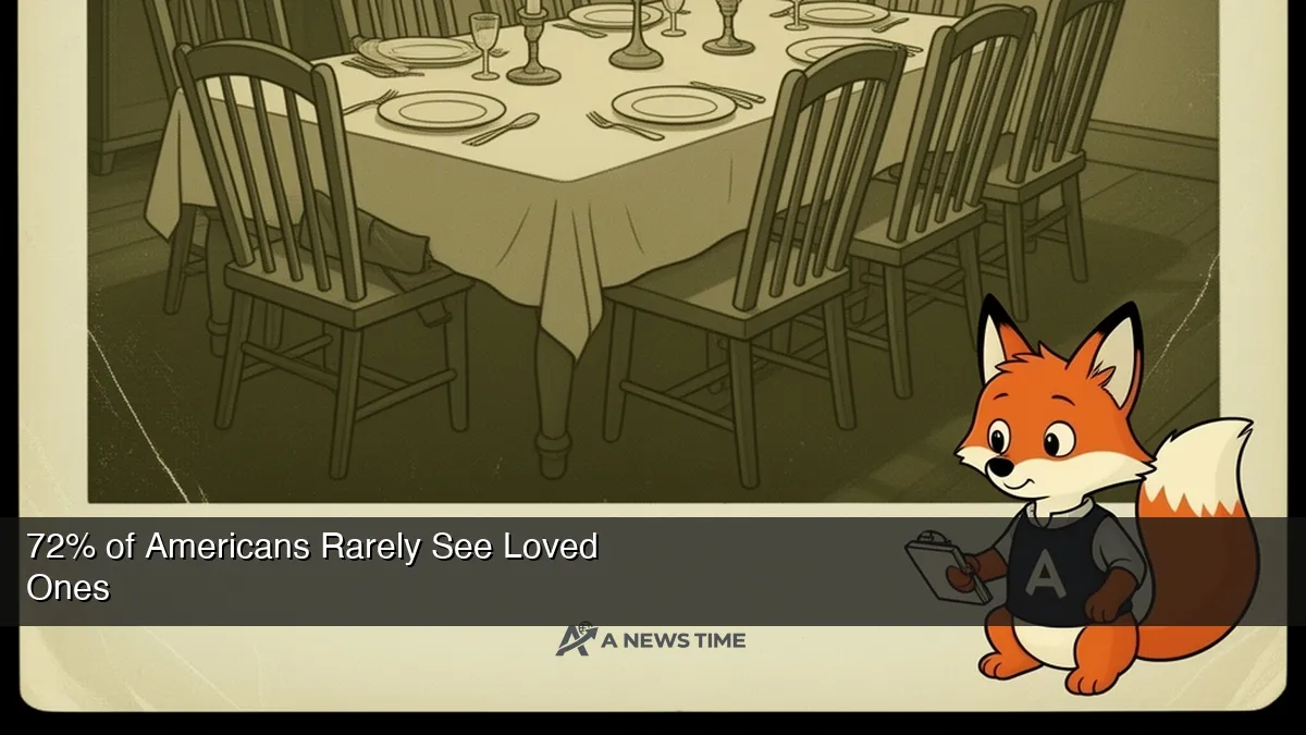 Empty dinner table set for gathering with chairs pushed back and untouched place settings