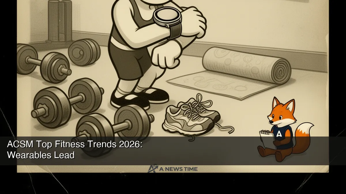 Fitness professional checking smartwatch data during gym training session with clients