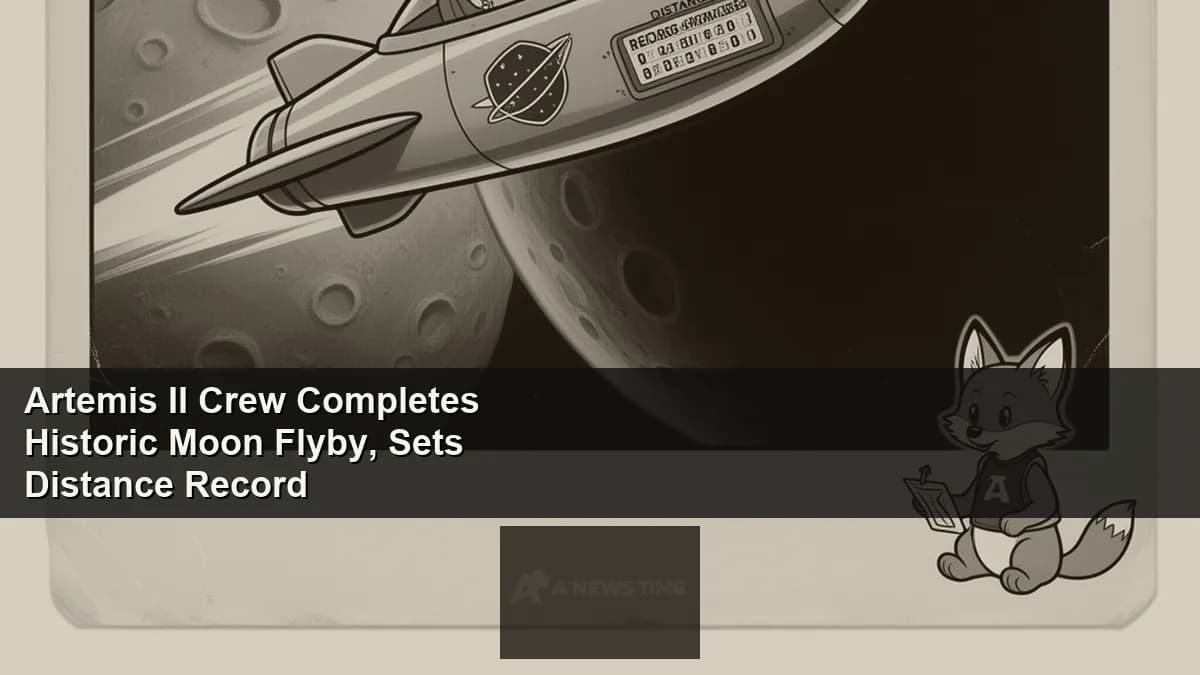 Orion spacecraft at lunar distance showing Earth as small blue sphere against black space