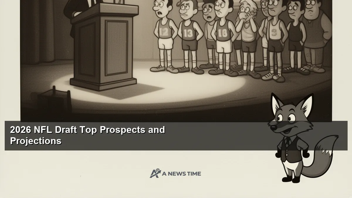 College football players projected as top picks in the 2026 NFL Draft