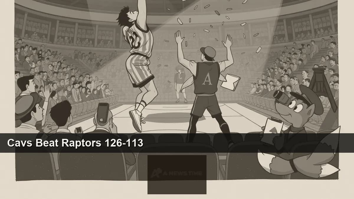 Donovan Mitchell driving to the basket against the Toronto Raptors during the Cleveland Cavaliers Game 1 playoff win on April 18