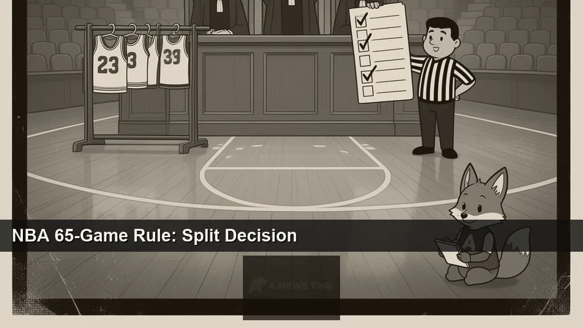 Luka Doncic Cade Cunningham Anthony Edwards NBA jerseys on court showing award eligibility split under 65-game rule