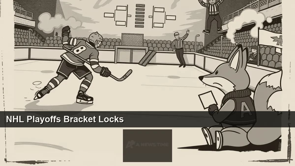 NHL Stanley Cup Playoffs 2026 bracket graphic with Colorado Avalanche Los Angeles Kings and Buffalo Sabres logos lit on ice