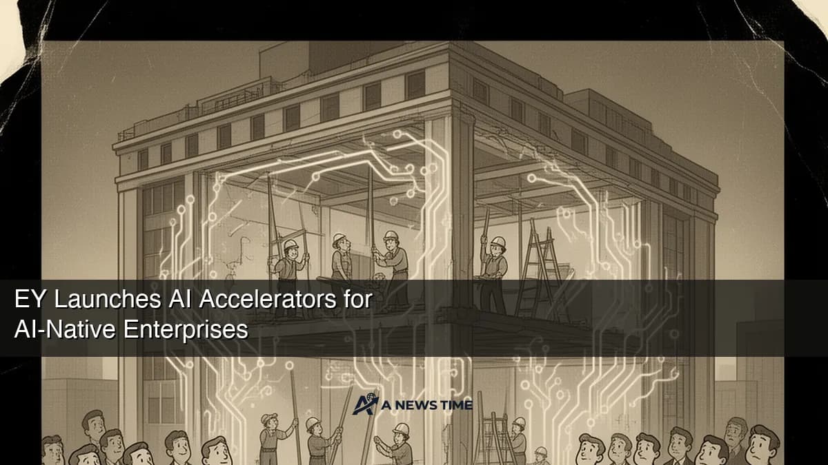 Enterprise AI transformation blueprint diagram showing five layers from customer experience to intelligence architecture