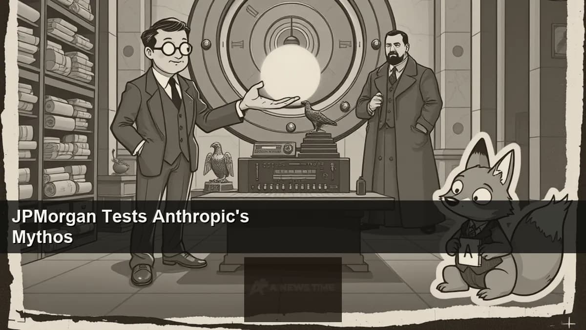 JPMorgan Chase security engineers testing Anthropic Mythos AI model on bank code within Project Glasswing coalition