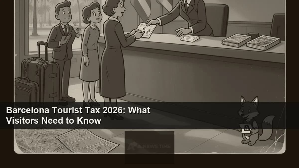 Barcelona Sagrada Familia facade with tourists gathered in front plaza on a sunny afternoon