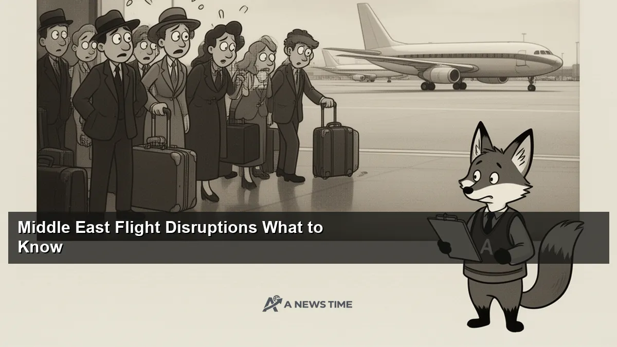 Commercial airplane flying above dramatic cloud formations with sunset colors on the horizon