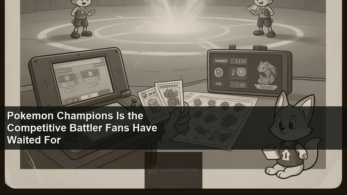 Pokémon Champions competitive battle screen showing Dragonite Mega Evolution on Nintendo Switch