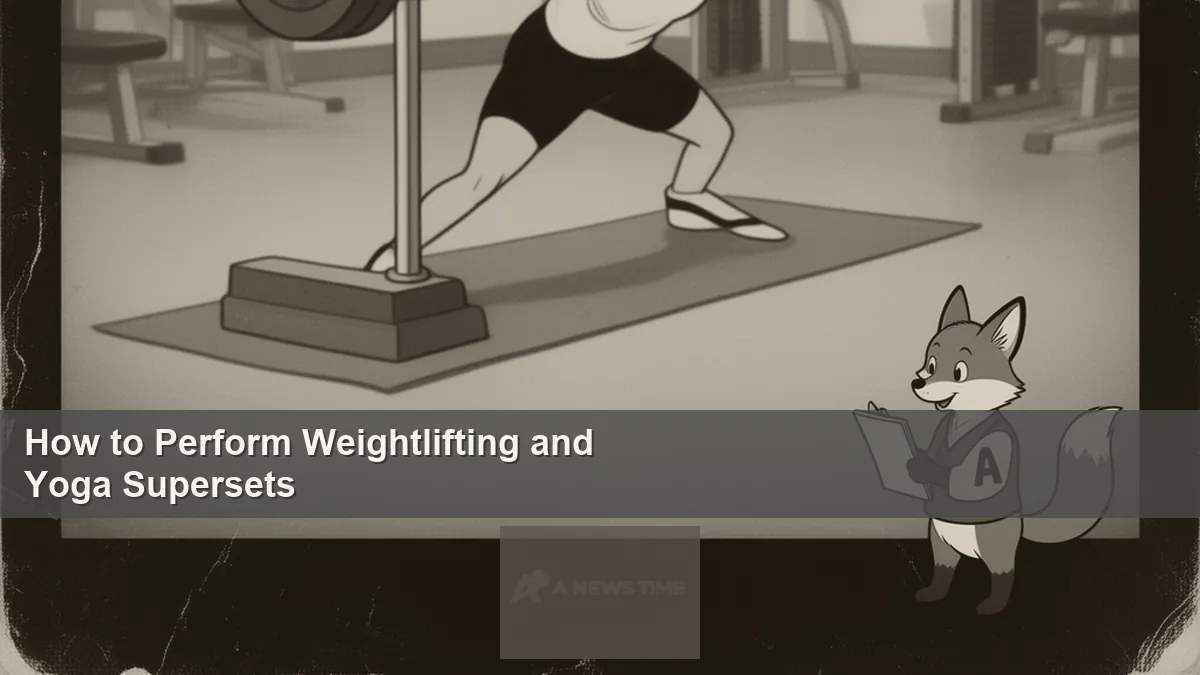 Athlete transitioning from barbell deadlift to yoga downward dog in gym setting