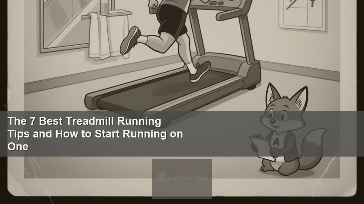 Runner maintaining steady pace on treadmill in home gym with proper running form